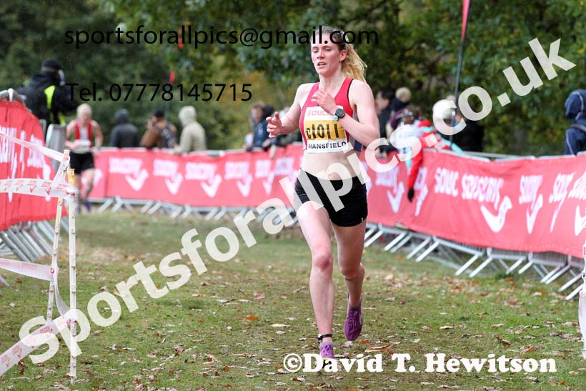 Senior womens 2021 National Cross Country Relays, Berry Hill Park, Mansfield. Photo: David T. Hewitson/Sports for All Pics